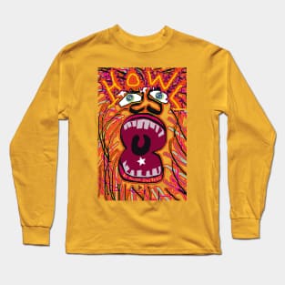 Uh-oh HOWL by Allen Ginsberg Long Sleeve T-Shirt